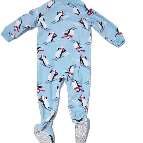 Carter's baby boys full zip fleece footie one piece Size 18M Pajama - Picture 5 of 5